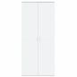 Preview: Highboard Weiß 80x35x180 cm Holzwerkstoff