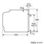 Preview: Neff EDX4B0 N30/N50 A+ Einbauherdset mit Elektrokochfeld (E1CCD2AK3 + M13R42N2), 60 cm breit, 71 L, 7 Heizarten, schwarz