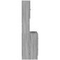 Preview: Küchenschrank Grau Sonoma 95x50x180 cm Holzwerkstoff