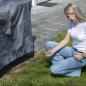 Preview: Madison Gartenmöbel-Abdeckung Rund 320 cm Grau