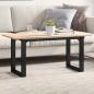 Preview: ARDEBO.de - Couchtischbeine O-Gestell 90x30x43 cm Gusseisen