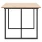 Preview: Esstisch O-Gestell 180x90x75,5 cm Massivholz Kiefer & Gusseisen