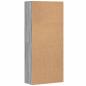 Preview: Highboard Grau Sonoma 80x35x180 cm Holzwerkstoff