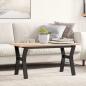 Preview: ARDEBO.de - Couchtisch-Gestell in Y-Form 80x40x43 cm Gusseisen