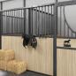 Preview: Trensenhalter 3 Stk. Schwarz Stahl