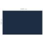 Preview: Treibende Pool-Solarplane PE 1000x600 cm Schwarz und Blau