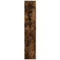 Preview: Highboard Räuchereiche 80x35x180 cm Holzwerkstoff