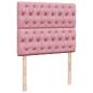 Preview: Boxspringbett mit Matratze Rosa 120x200 cm Samt