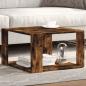 Preview: ARDEBO.de - Couchtisch Räuchereiche 51,5x51,5x30 cm Holzwerkstoff
