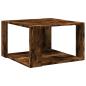 Preview: Couchtisch Räuchereiche 51,5x51,5x30 cm Holzwerkstoff