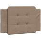 Preview: Bett mit Matratze Cappuccino-Braun 90x190 cm Kunstleder