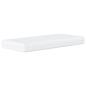 Preview: Bett mit Matratze Creme 90x190 cm Stoff
