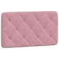 Preview: Bett mit Matratze Rosa 80x200 cm Samt
