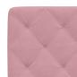 Preview: Bett mit Matratze Rosa 80x200 cm Samt