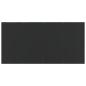 Preview: Garten-Esstisch Schwarz 160x80x74 cm Stahl und Hartglas