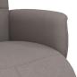 Preview: Relaxsessel mit Fußteil Taupe Stoff