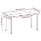 Preview: 5-tlg. Garten-Essgruppe mit Kissen Braun Poly Rattan