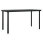 Preview: 5-tlg. Garten-Essgruppe mit Kissen Braun Poly Rattan
