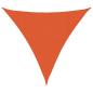 Preview: Sonnensegel 160 g/m² Dreieckig Orange 4,5x4,5x4,5 m HDPE