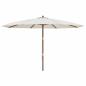 Preview: Sonnenschirm mit Holzmast Sandfarben 400x273 cm