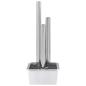 Preview: Gartenbrunnen Silbern 48x34x123 cm Edelstahl