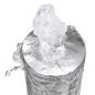 Preview: Gartenbrunnen Silbern 48x34x123 cm Edelstahl