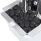 Preview: Gartenbrunnen Silbern 48x34x123 cm Edelstahl