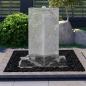 Preview: ARDEBO.de - Gartenbrunnen mit Pumpe Edelstahl 76 cm Dreieckig