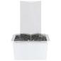 Preview: Gartenbrunnen mit Pumpe Edelstahl 76 cm Dreieckig