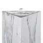 Preview: Gartenbrunnen mit Pumpe Edelstahl 76 cm Dreieckig