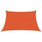 Preview: ARDEBO.de - Sonnensegel 160 g/m² Trapezform Orange 3/4x2 m HDPE