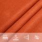 Preview: Sonnensegel 160 g/m² Trapezform Orange 3/4x2 m HDPE