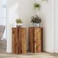 Preview: ARDEBO.de - Pflanzenständer 2 Stk. Altholz-Optik 30x30x70 cm Holzwerkstoff