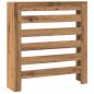 Preview: Heizkörperverkleidung Artisan-Eiche 78x20x82 cm Holzwerkstoff
