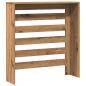 Preview: Heizkörperverkleidung Artisan-Eiche 78x20x82 cm Holzwerkstoff