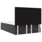Preview: Ottoman-Bett mit Matratzen Schwarz 140x200 cm Samt