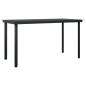 Preview: 5-tlg. Garten-Essgruppe mit Kissen Hellgrau Poly Rattan