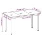 Preview: 5-tlg. Garten-Essgruppe mit Kissen Beige Poly Rattan