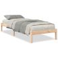 Preview: Massivholzbett Extra Lang ohne Matratze 100x220 cm Kiefernholz