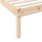 Preview: Massivholzbett Extra Lang ohne Matratze 100x220 cm Kiefernholz