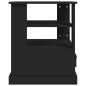 Preview: Beistelltisch Schwarz 50x50x60 cm Holzwerkstoff