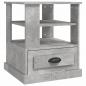 Preview: Beistelltisch Betongrau 50x50x60 cm Holzwerkstoff