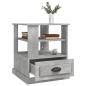 Preview: Beistelltisch Betongrau 50x50x60 cm Holzwerkstoff