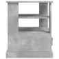 Preview: Beistelltisch Betongrau 50x50x60 cm Holzwerkstoff