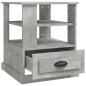 Preview: Beistelltisch Betongrau 50x50x60 cm Holzwerkstoff