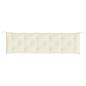 Preview: Gartenbank-Auflagen 2 Stk. Cremeweiß 180x50x7 cm Oxford-Gewebe