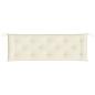 Preview: Gartenbank-Auflagen 2 Stk. Cremeweiß 150x50x7 cm Oxford-Gewebe