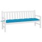 Preview: Gartenbank-Auflage Hellblau 180x50x7 cm Oxford-Gewebe
