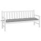 Preview: Gartenbank-Auflage Grau 180x50x7 cm Oxford-Gewebe