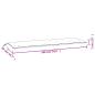Preview: Gartenbank-Auflage Grau 180x50x7 cm Oxford-Gewebe
